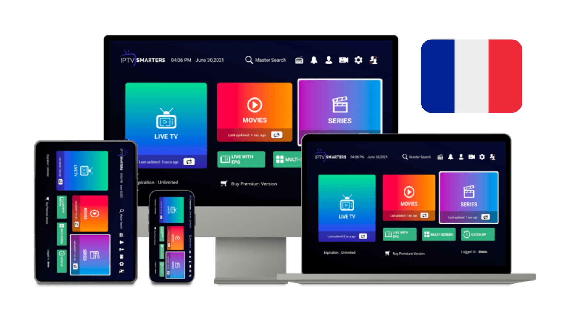 IPTV Smarters Pro - Application de streaming premium