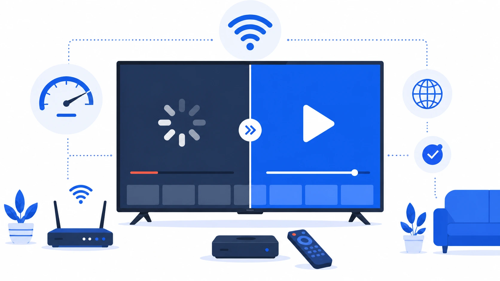 Résolution du buffering et des coupures sur IPTV Smarters Pro