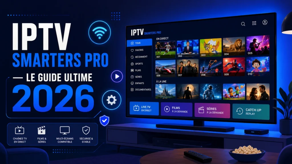 IPTV Smarters Pro le guide ultime 2026 sur Smart TV