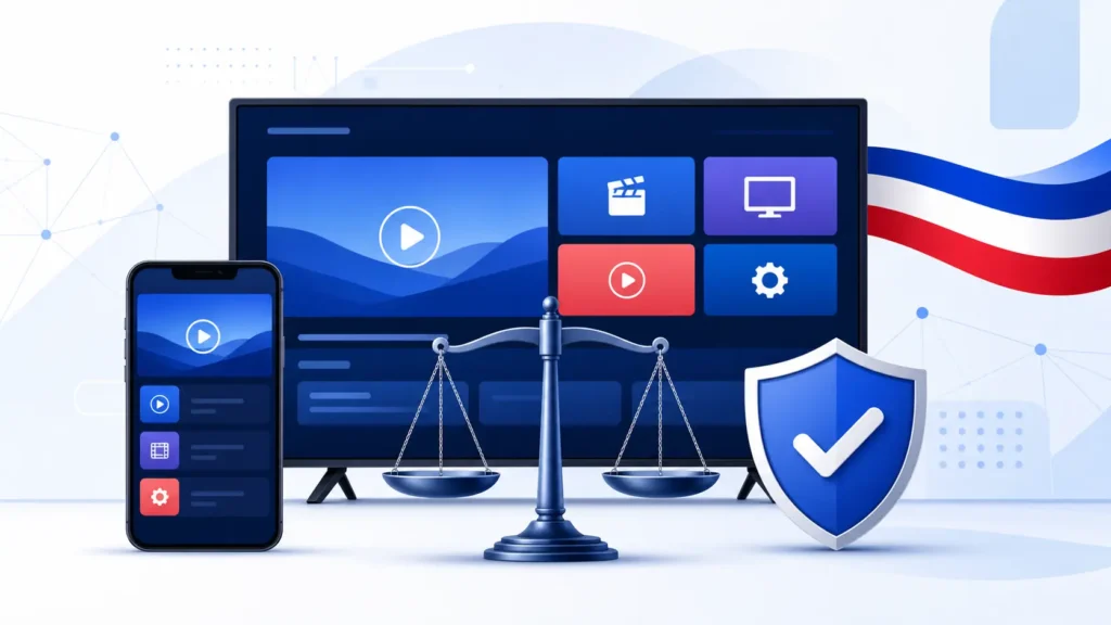 IPTV Smarters Pro légal en France : lecteur IPTV, justice et protection des droits