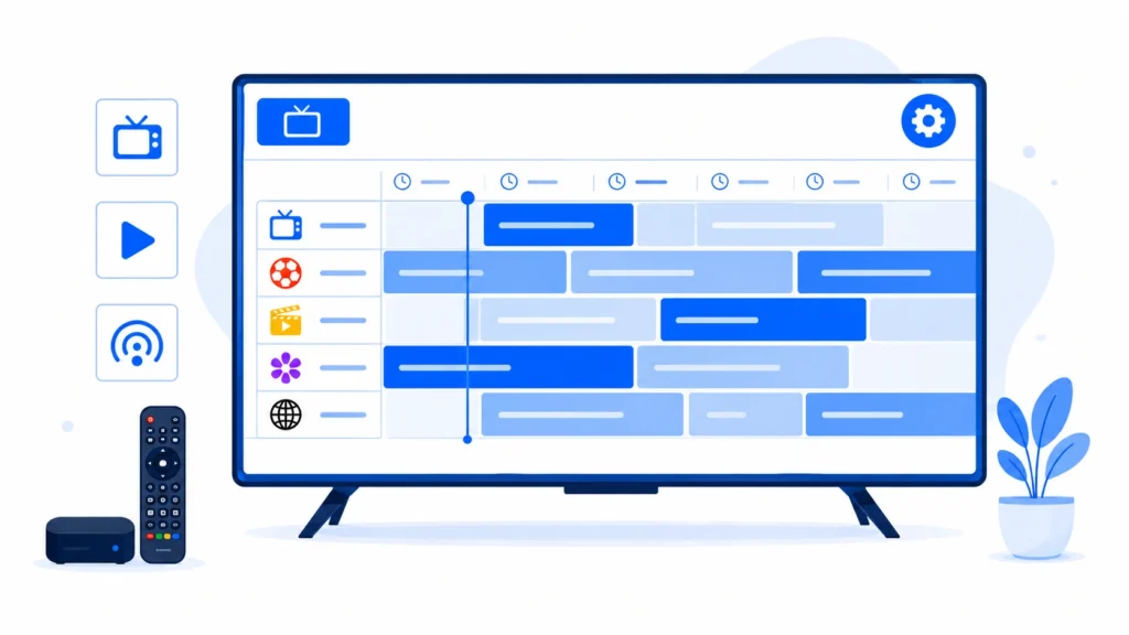 Activation de l'EPG (guide TV) sur IPTV Smarters Pro