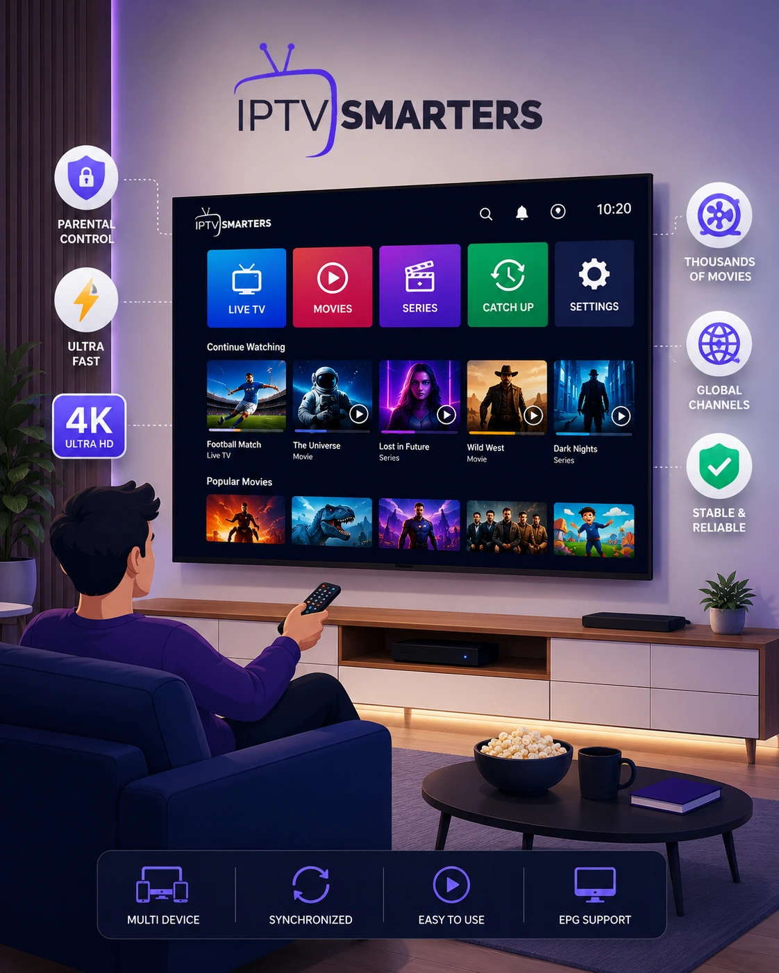 IPTV Smarters Pro sur tous les appareils