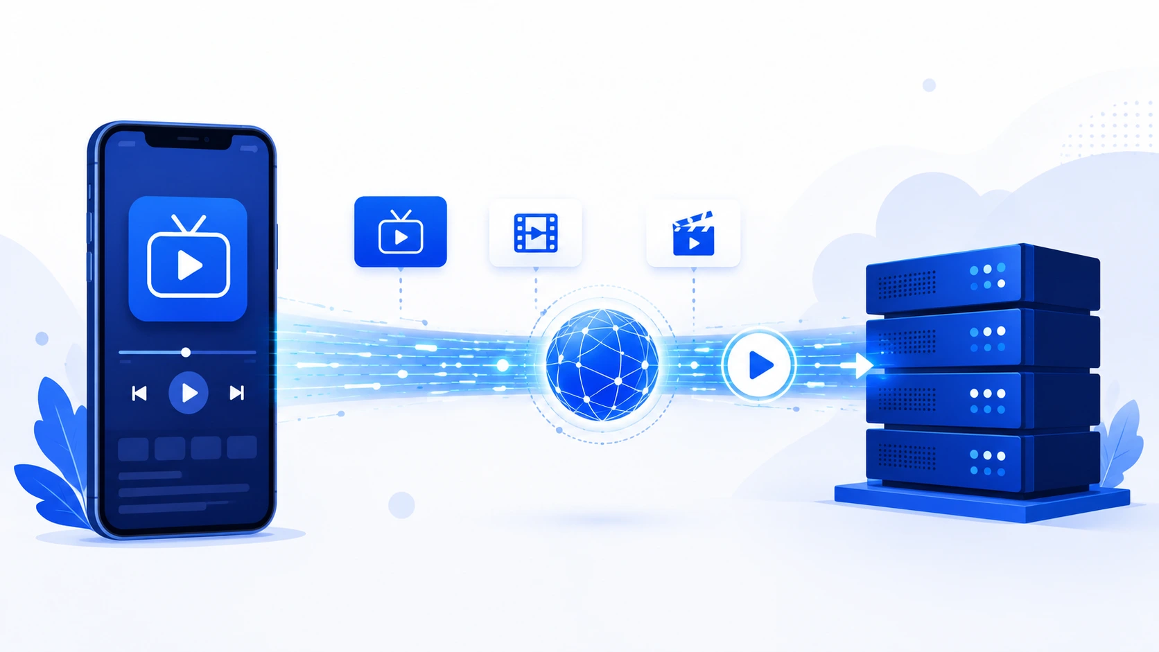 Comment fonctionne IPTV Smarters Pro : connexion de l'application au serveur IPTV