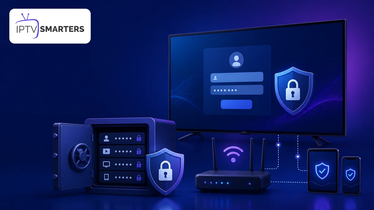 Protéger les identifiants IPTV avec coffre, Smart TV, routeur et appareils sécurisés