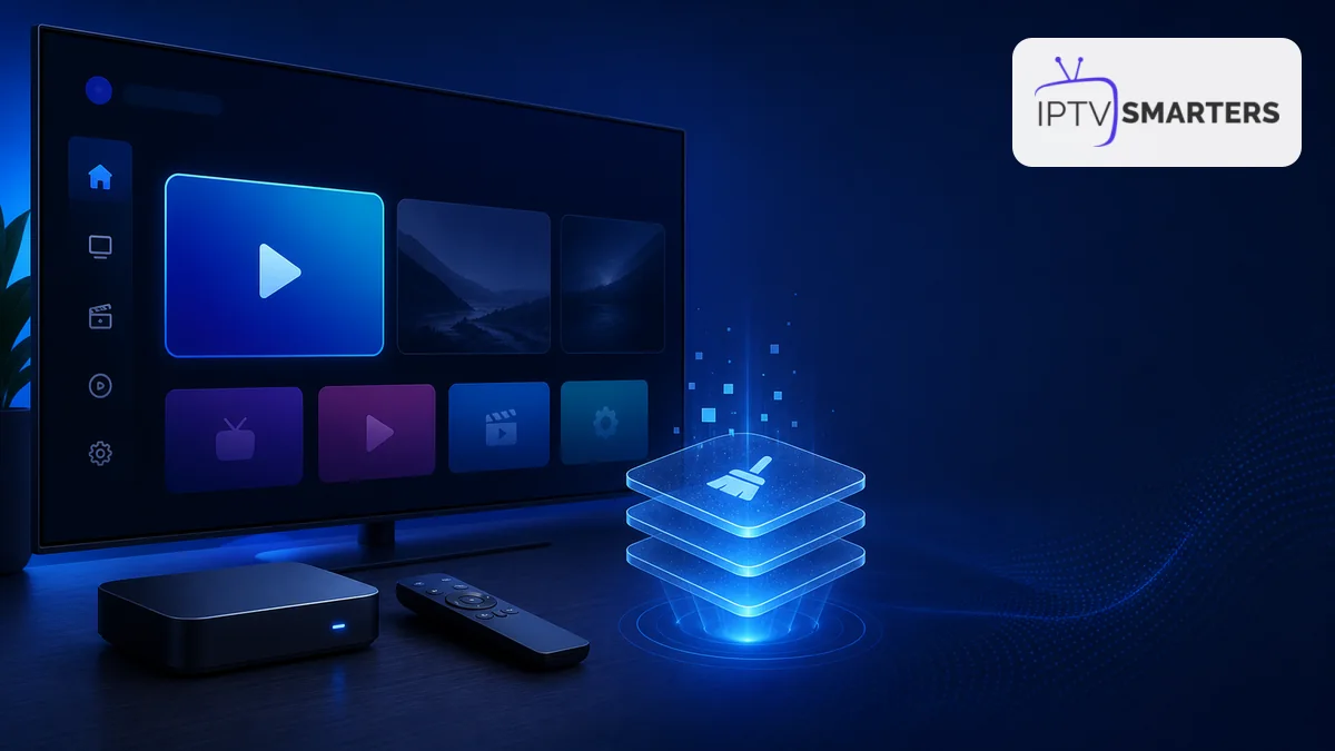Vider cache IPTV Smarters Pro sur Smart TV et box Android